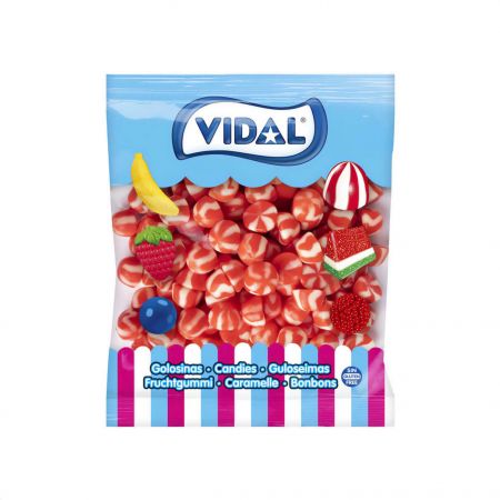 Vidal besos twist fresa nata bolsa 250 unidades