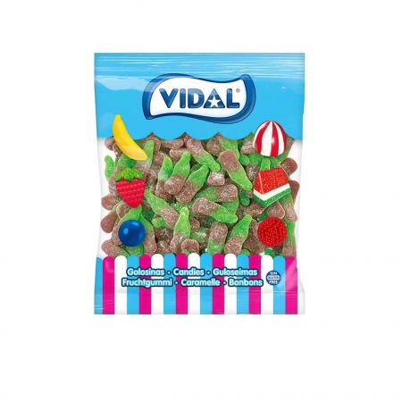 Vidal botella cola az. bolsa 250 unidades