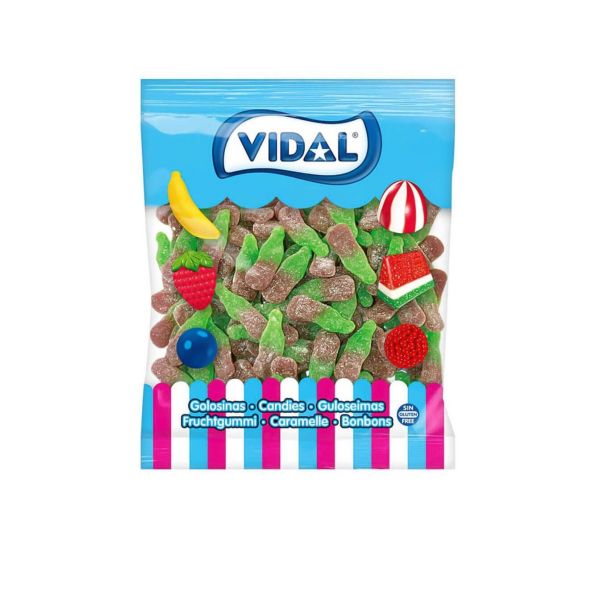 Vidal botella cola az. bolsa 250 unidades
