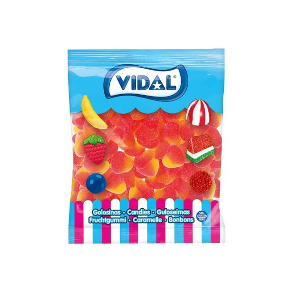 Vidal melocotones azuc bolsa 250 unidades