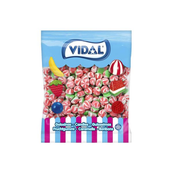 Vidal besos twist pica sandia bolsa 250 unidades