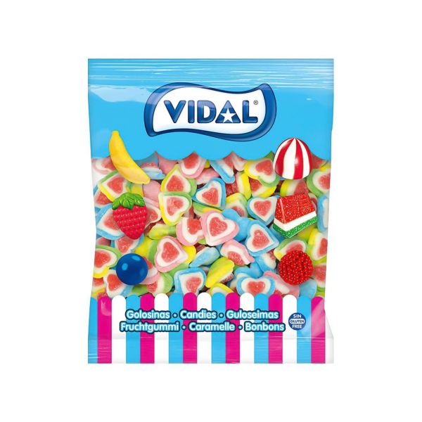 Vidal corazón azúcar bolsa 250 unidades
