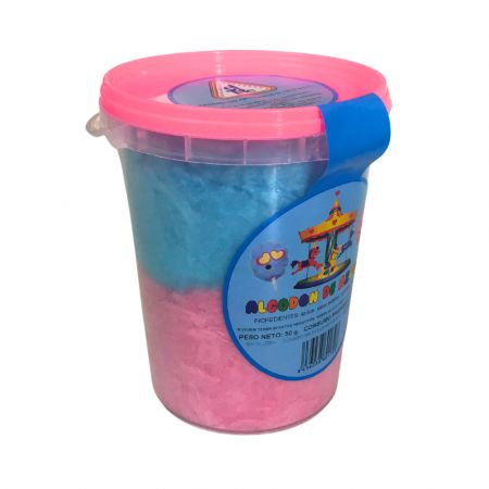EL TETE.ALGODON AZUCAR 50G.BICOLOR