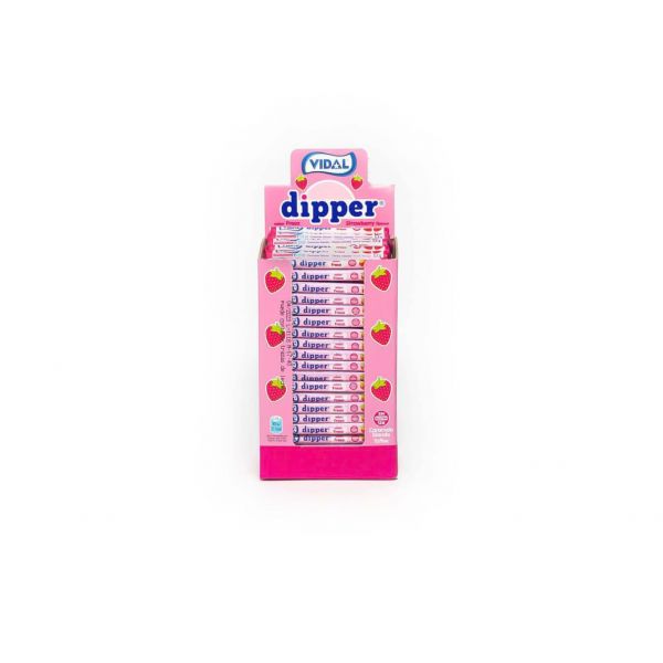 Vidal dippers fresa 200 unidades