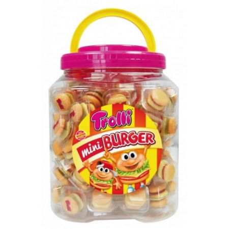Trolli mini burguer 90 unidades