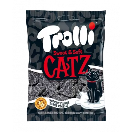 Trolli gatos regaliz 1KG