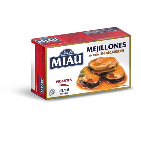 MEJILLONES PICANTES 13/18MIAU OL120
