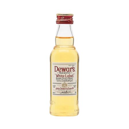 Whisky white label miniatura