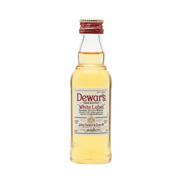 Whisky white label miniatura