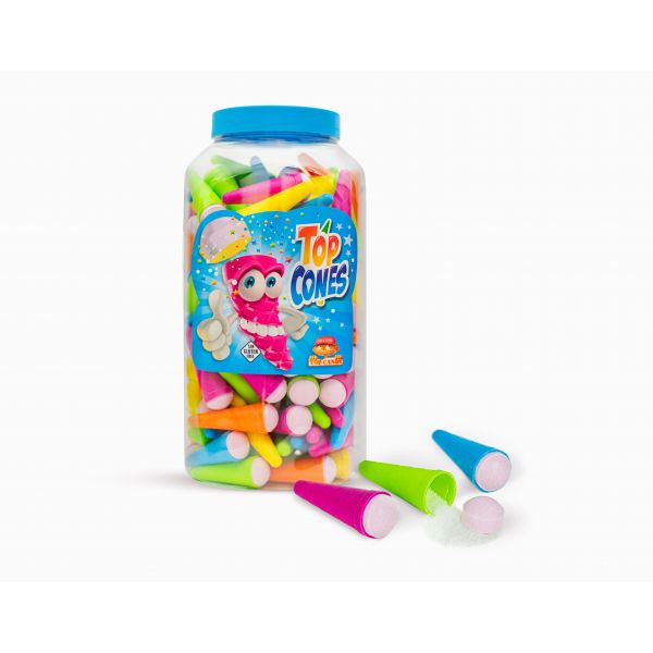 Top cones 12,5 gramos tarro 150 unidades