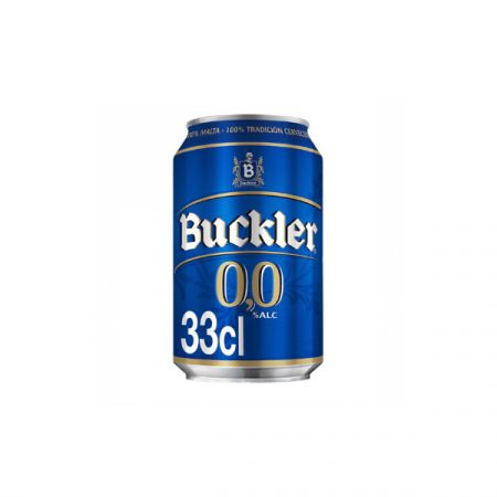 Cerveza buckler lata 0% 33CL