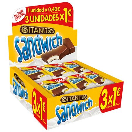 Nutrexpa Gitanito sandwich 30 unidades