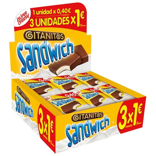 Gitanito sandwich 30 unidades