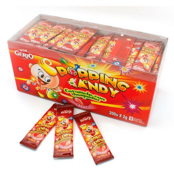 Gerio popping candy 200 unidades 5ct