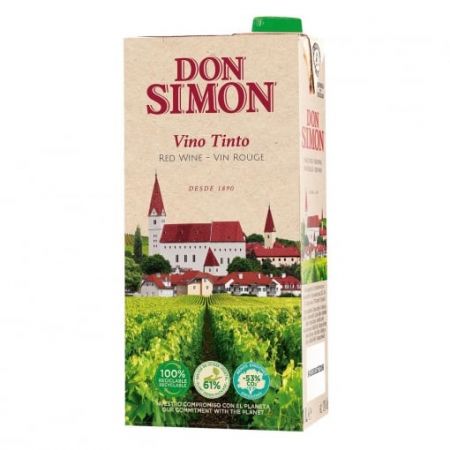 Vino tinto don simon brick 1L