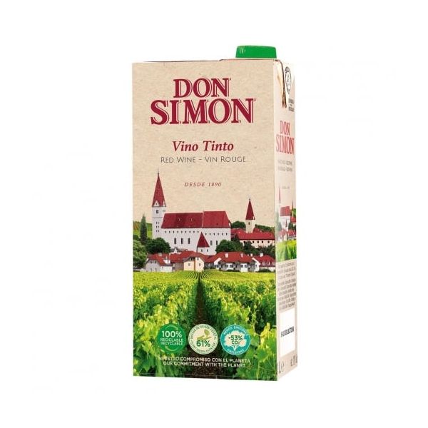 Vino tinto don simon brick 1L