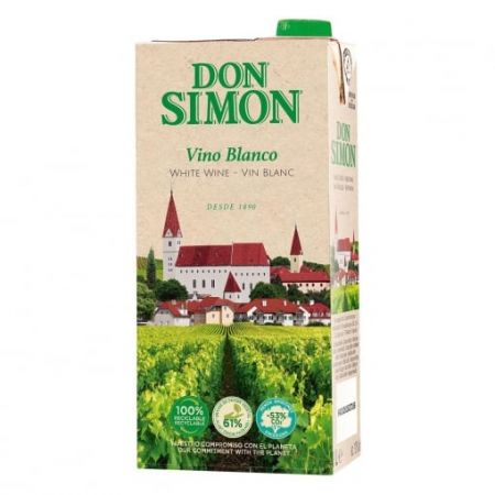Vino blanco don simon brick 1L