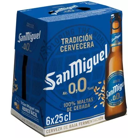 Cerveza san miguel six pack 0,0