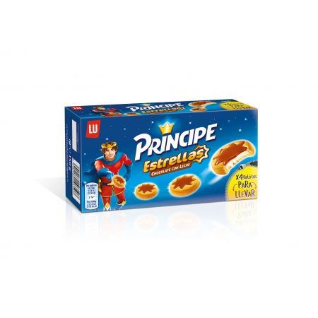 Galletas principe estrellas chocolate 150 gramos