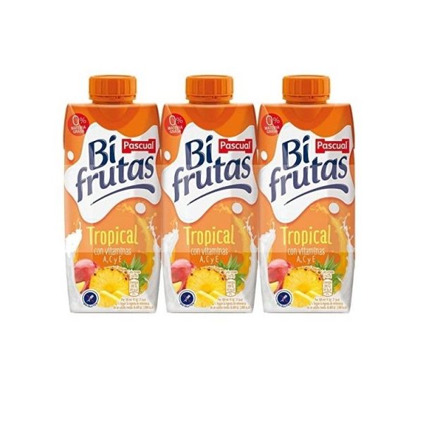 Pascual bifrutas tropical 3 unidades 33CL