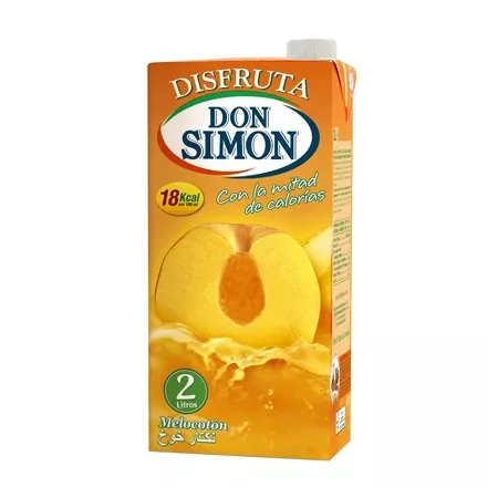 Zumo don simon disfruta melocotón brick 2L