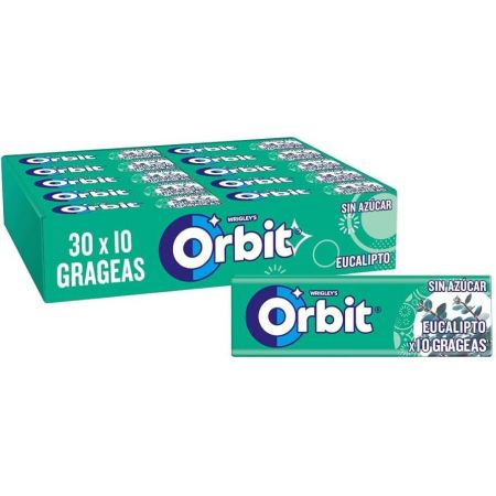 Orbit eucalipto grageas 30 unidades