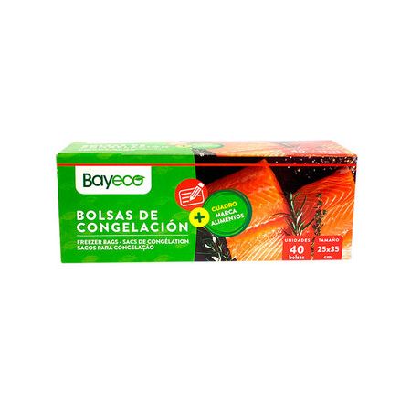 BOLSA CONGELACION BAYECO 25X35 40U