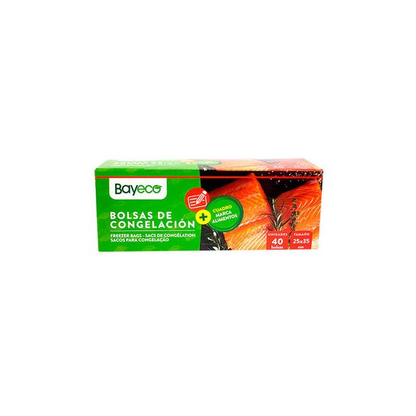 Bolsa congelacion bayeco 25x35 40 unidades