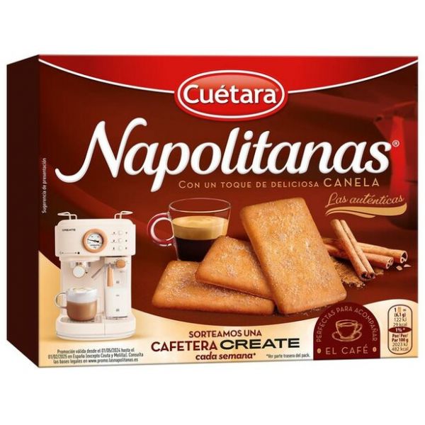 Galleta cuetara napolitanas 426 gramos