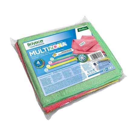 BAYETA MICROFIBRA BAYECO PACK-4