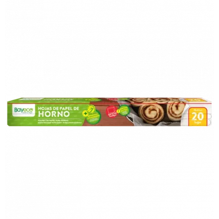 PAPEL HORNO BAYECO 38CM 20 HOJAS