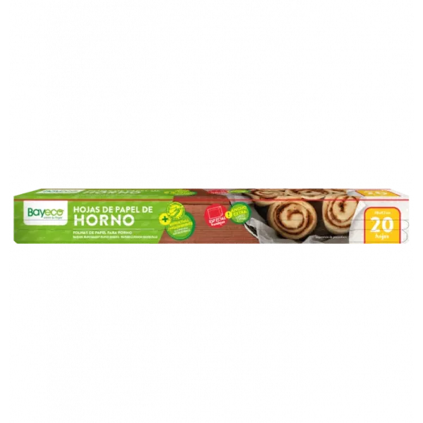 Papel horno bayeco 38cm 20 hojas