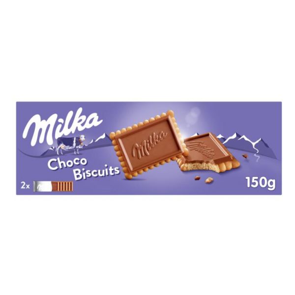 Galletas Milka chocobiscuit milk 150 gramos