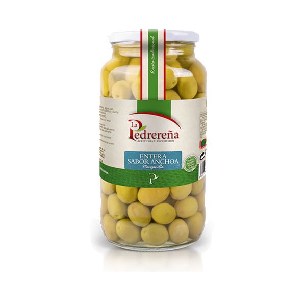 Aceitunas manzanilla con hueso 550g