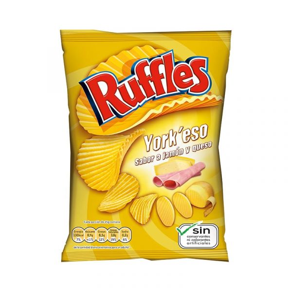 Ruffles yorkeso matutano 31 gramos
