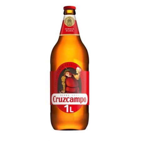 Cerveza Cruzcampo no retornable 1L