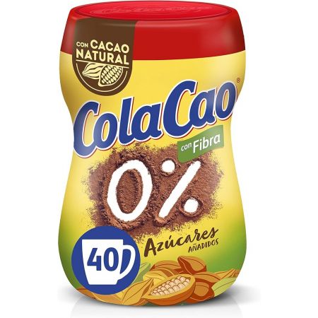 Cola Cao 0% con fibra 300 gramos