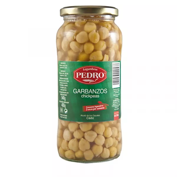 Garbanzos cocidos Pedro 560 gramos