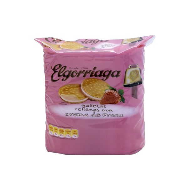 Galletas elgorriaga rellena fresa 2x150 gramos