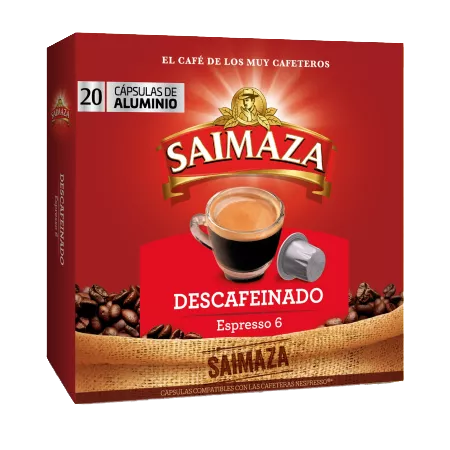 Café Descafeinado Saimaza 20 Cap