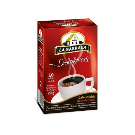 Café Descafeinado Sobres 10 unidades Barraca