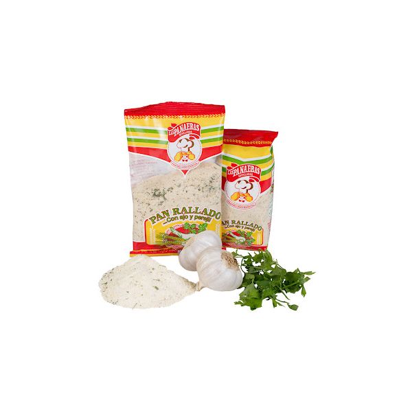 Pan rallado panaeras ajo/perejil 300 gramos