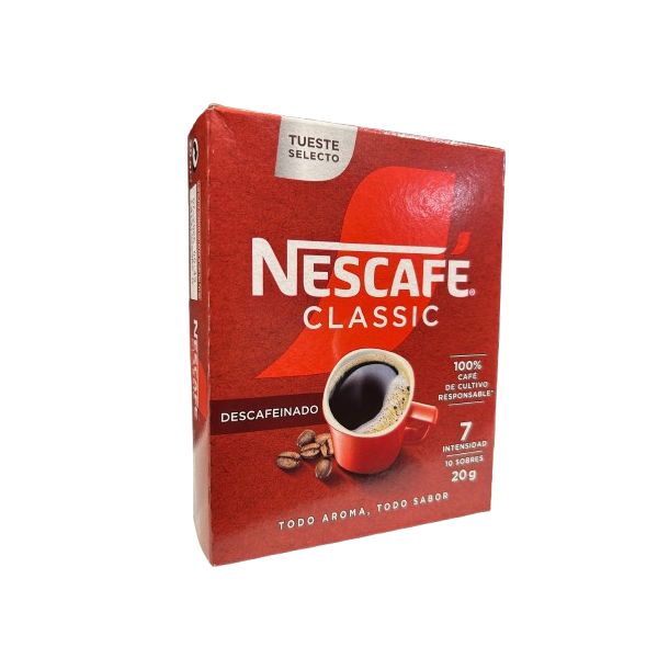 Café Nescafe Descafeinado Cajita 10 sobres