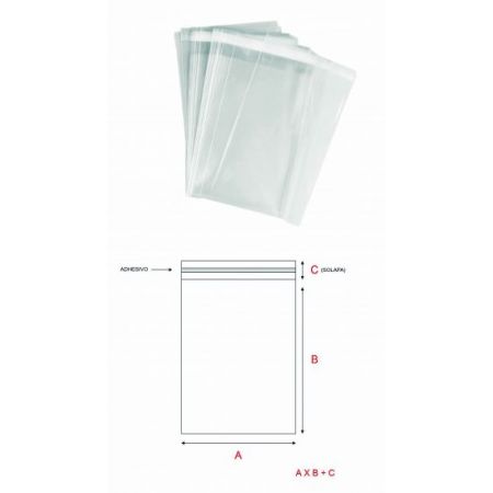 BOLSA TRANSPARENTE 5'5X25 KADISA