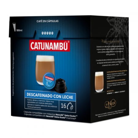 Café Catanambu Descafeinado con leche 16 Cap