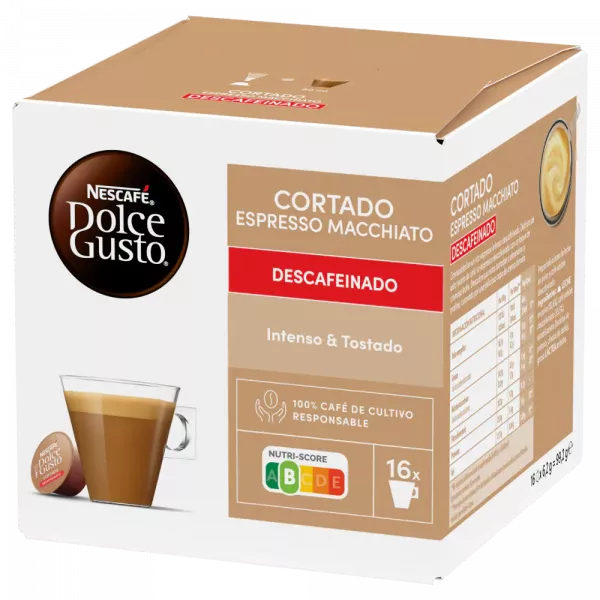 Nescafé Café Cortado Descafeinado Dolce Gusto 16 Cap