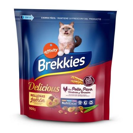 Alimento Gato Brekkies Ave 900g