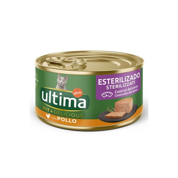 Alimento Gato Ultima Pollo Latita 85g