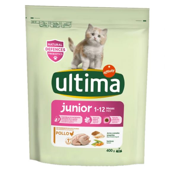 Alimento Gatos Ultima Junior 400g