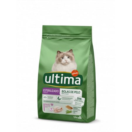 Alimento Gato Ultima Esterilizado Bolas de Pelo 1,5KG